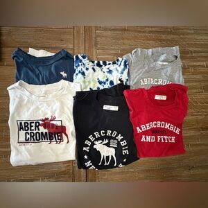 Abercrombie & Fitch Kids Tees - Red, White, Black, Blue, Gray